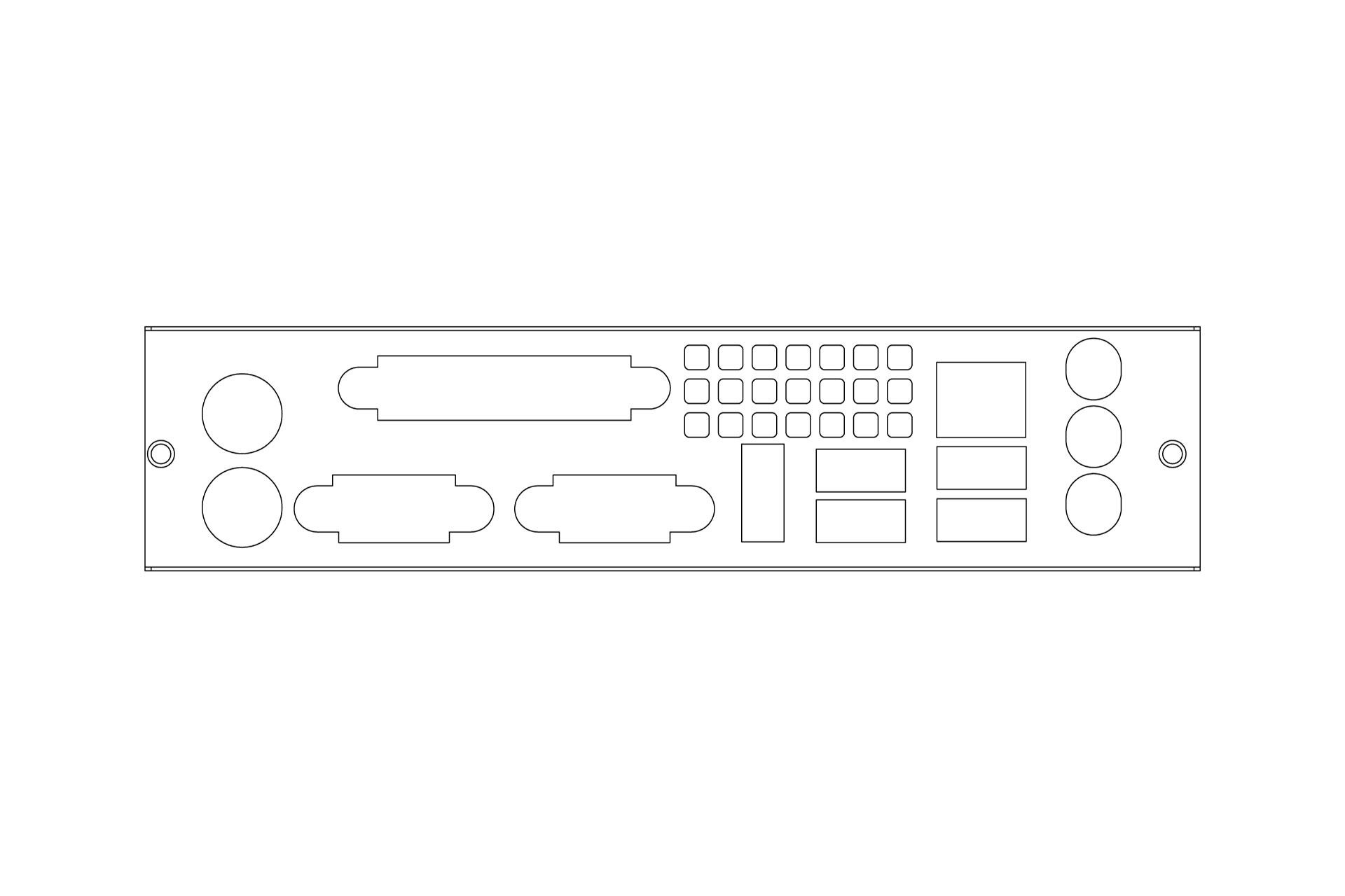 Back I/O Shield Plate - server system assembly